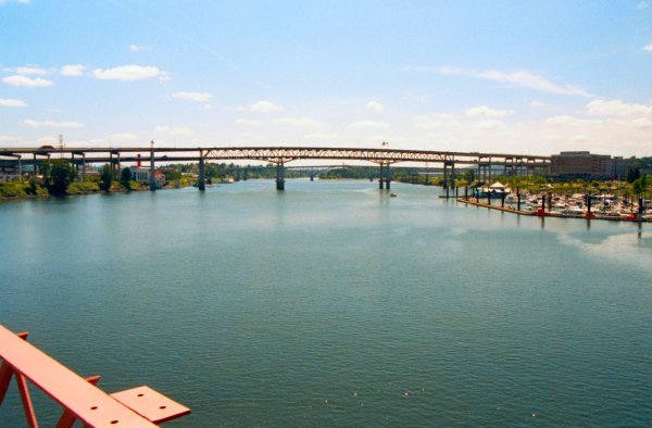 Marquam Bridge from Hawthorne Bridge
